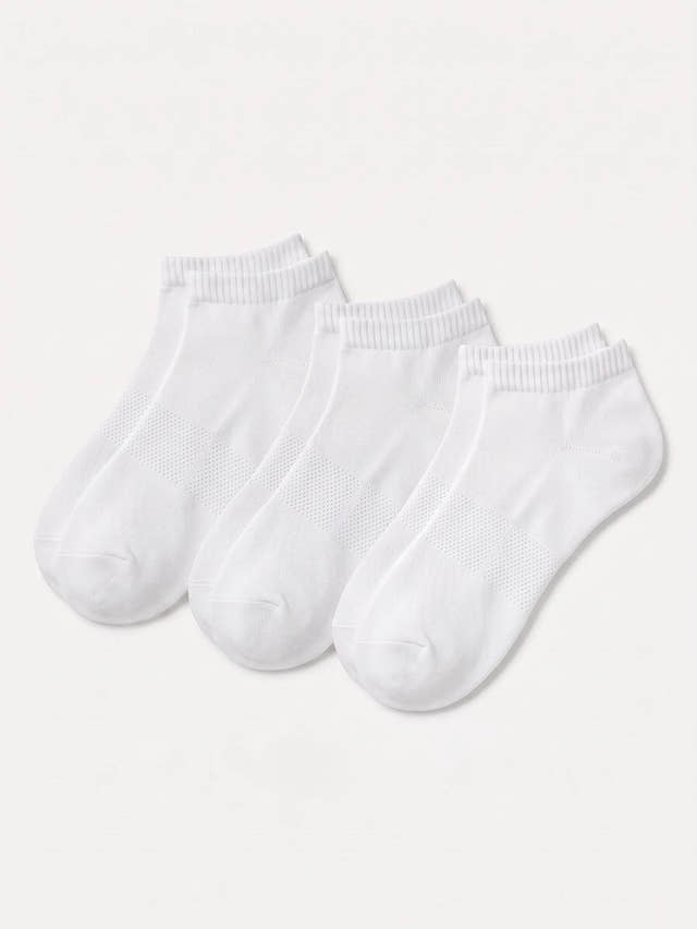 Socquettes invisibles en coton Supima® — Lot de 3