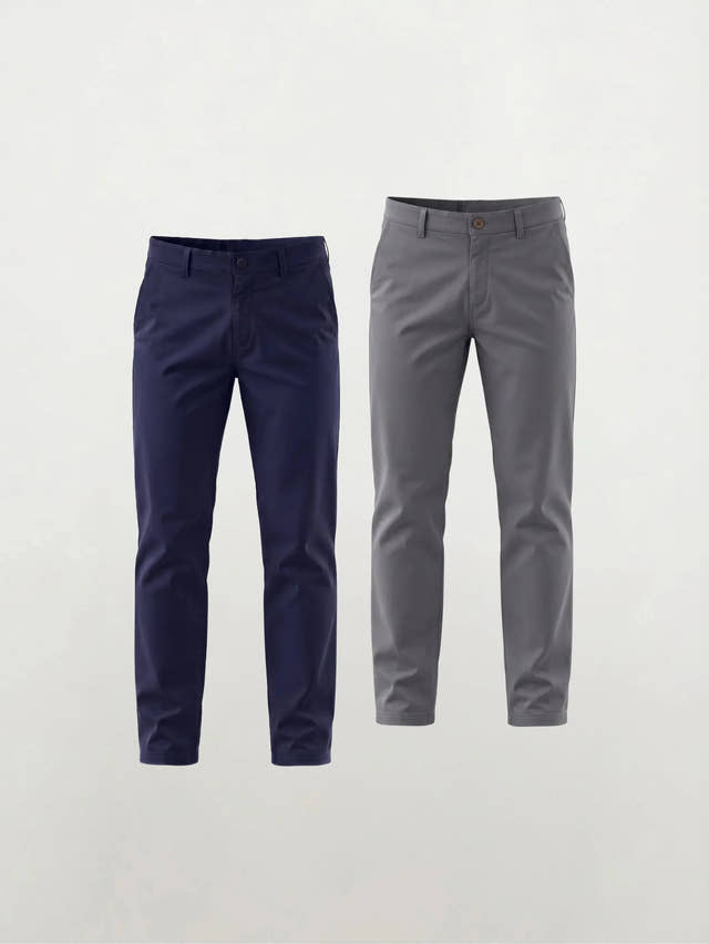 Chino stretch Bonflex™ – Coupe classique — Lot de 2