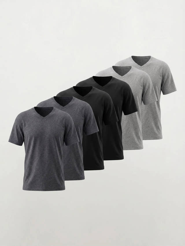 T-shirt col V AirPace™ Performance — Lot de 6