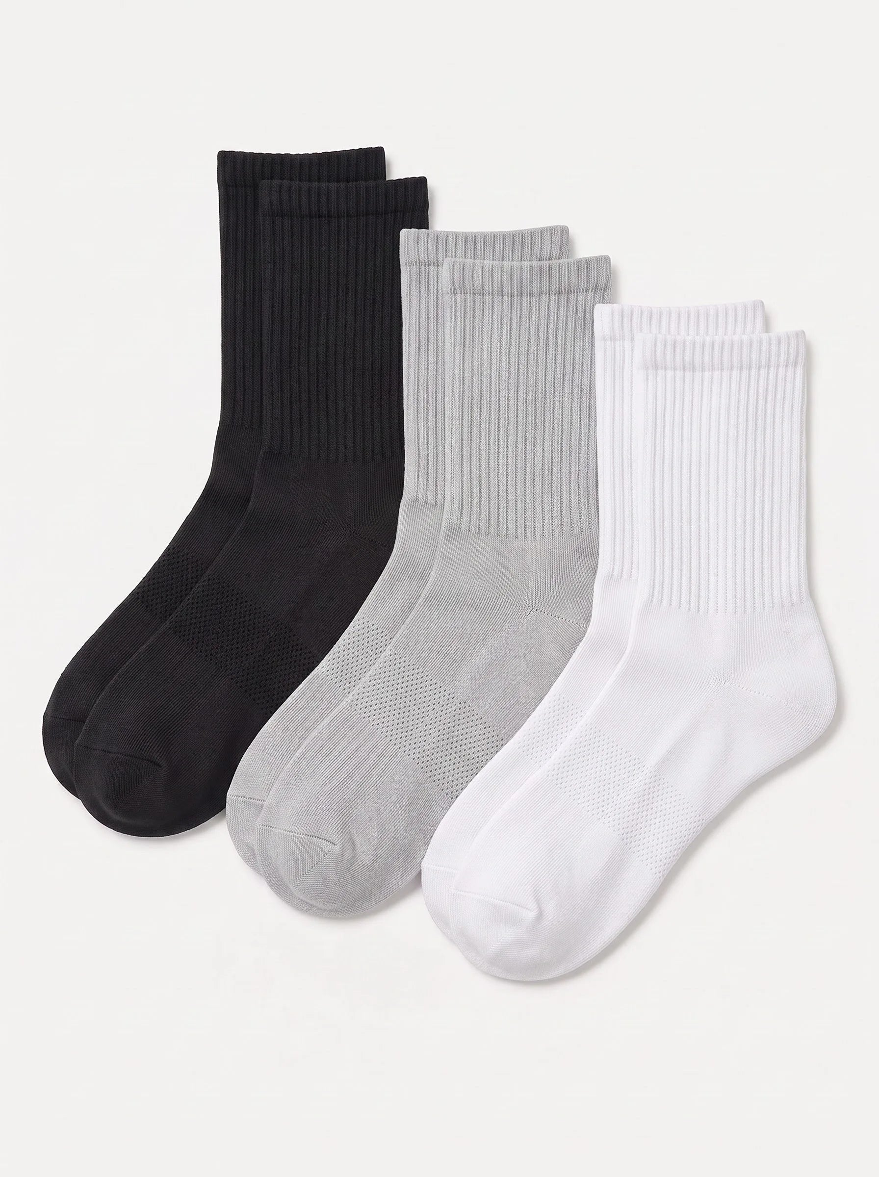Chaussettes mi-mollet en coton Supima® — Lot de 3