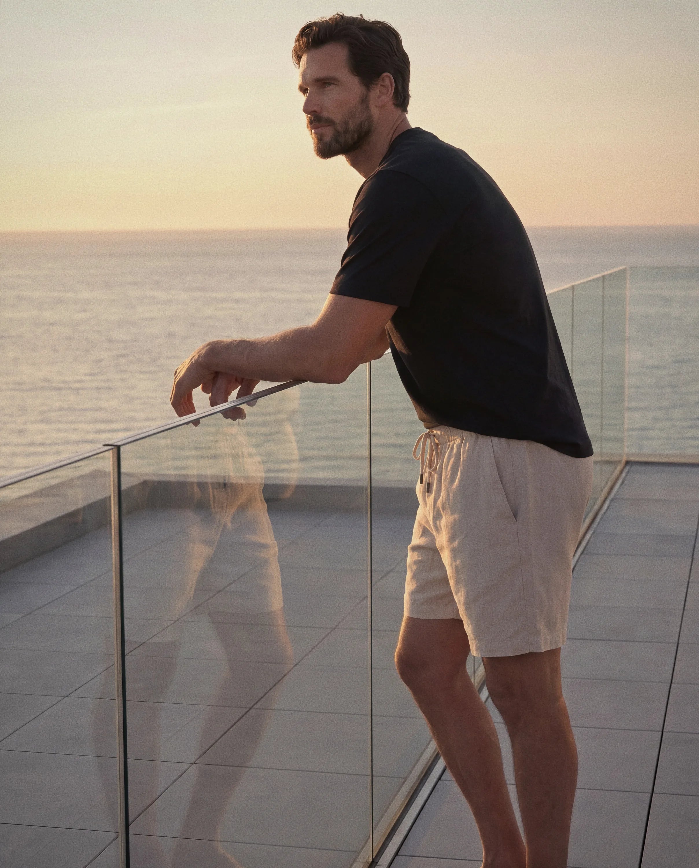100% European Linen Casual Shorts