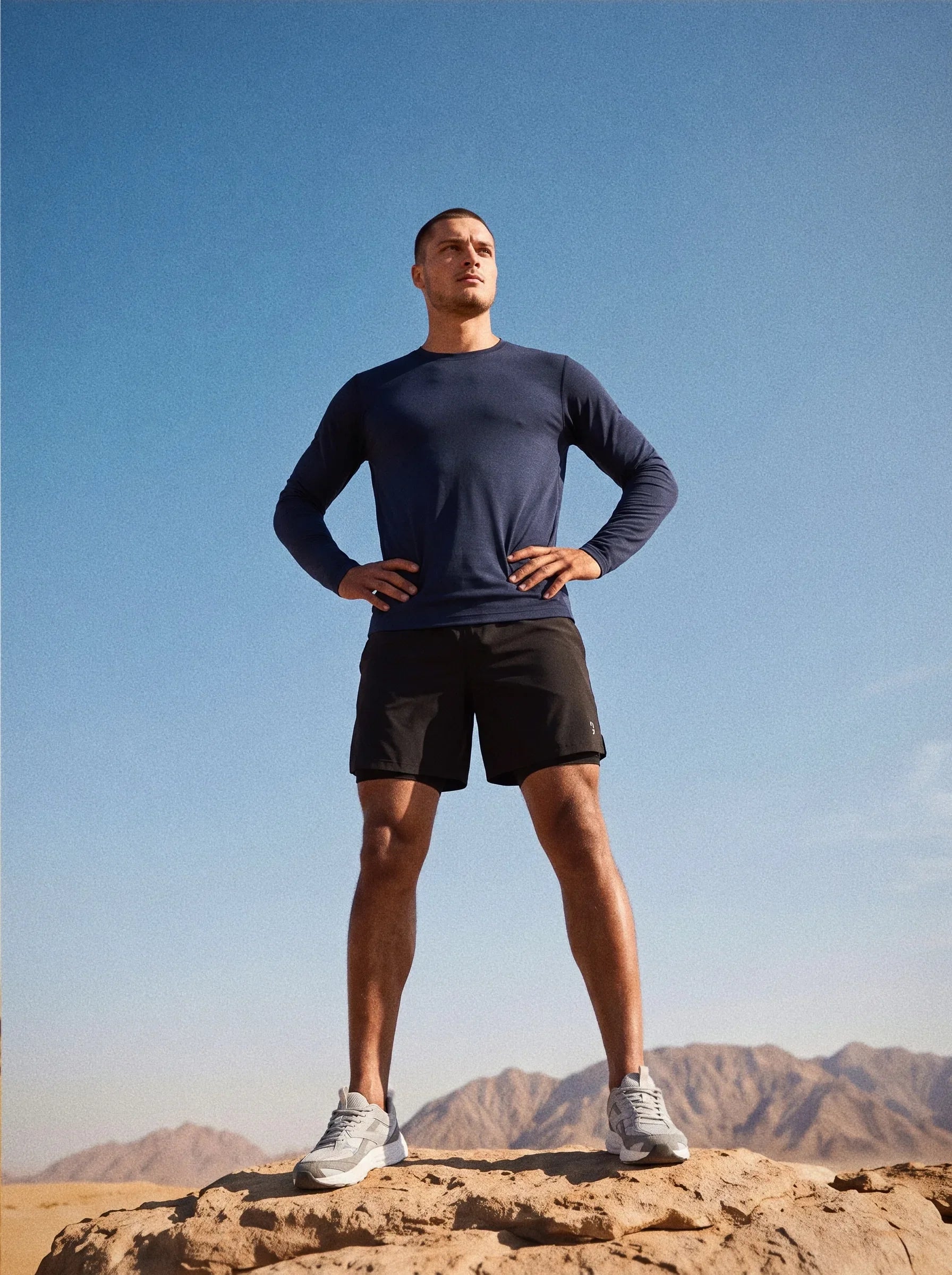 FlowBlend™ Active Long Sleeve Crew — 6-Pack