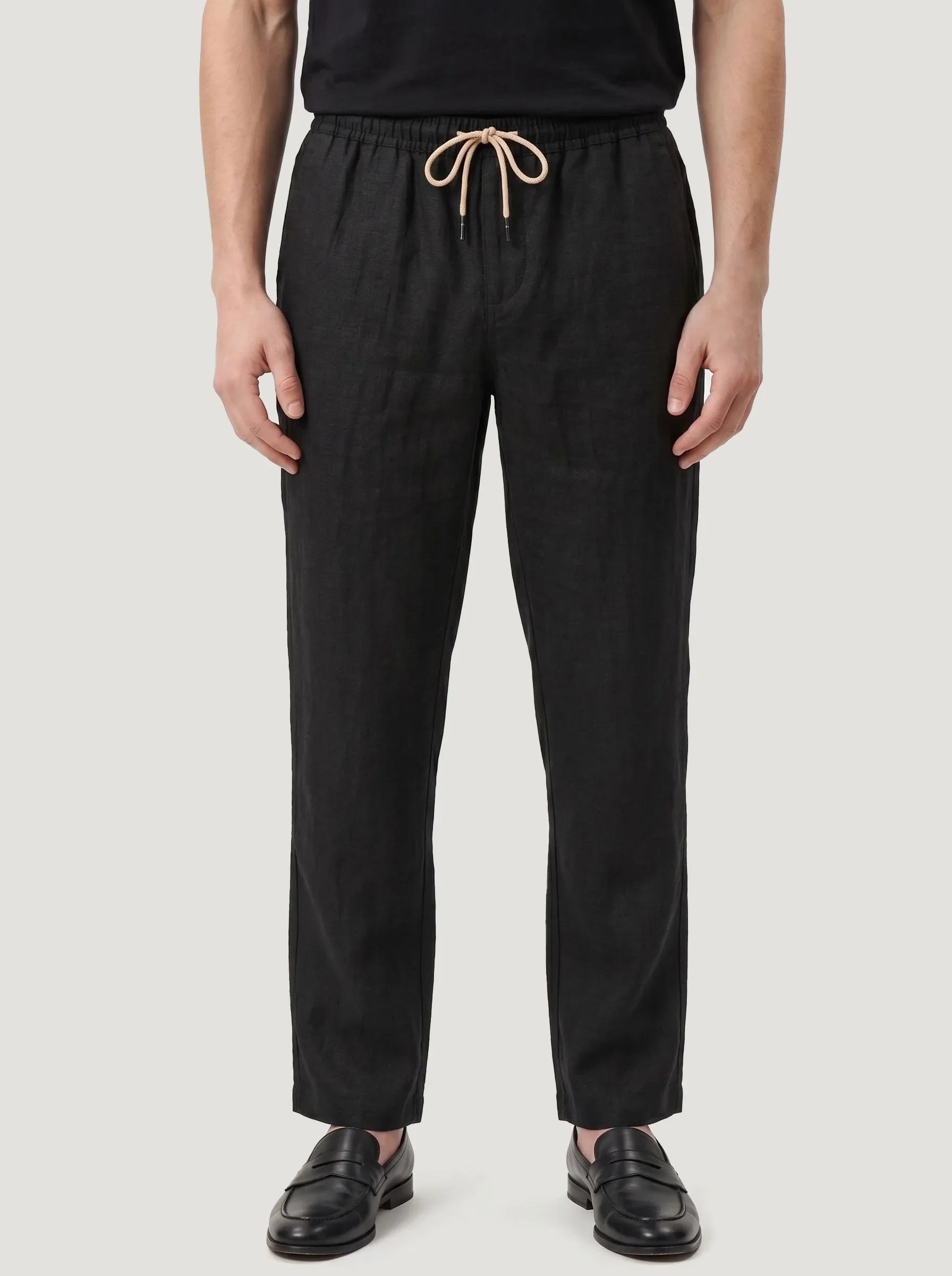 100% European Linen Drawstring Pants — 2-Pack