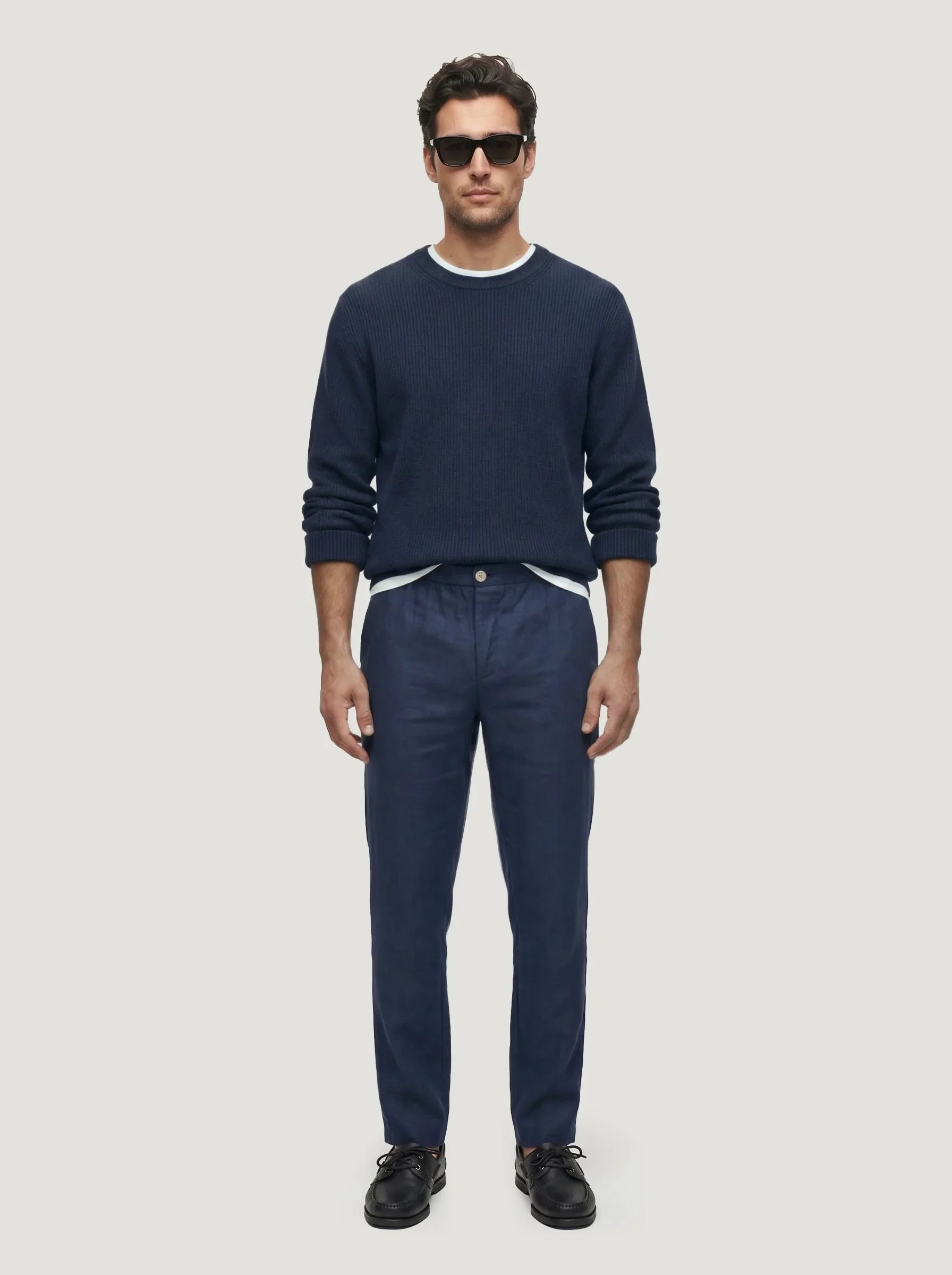 Pantalon habillé en 100 % lin européen — Lot de 2
