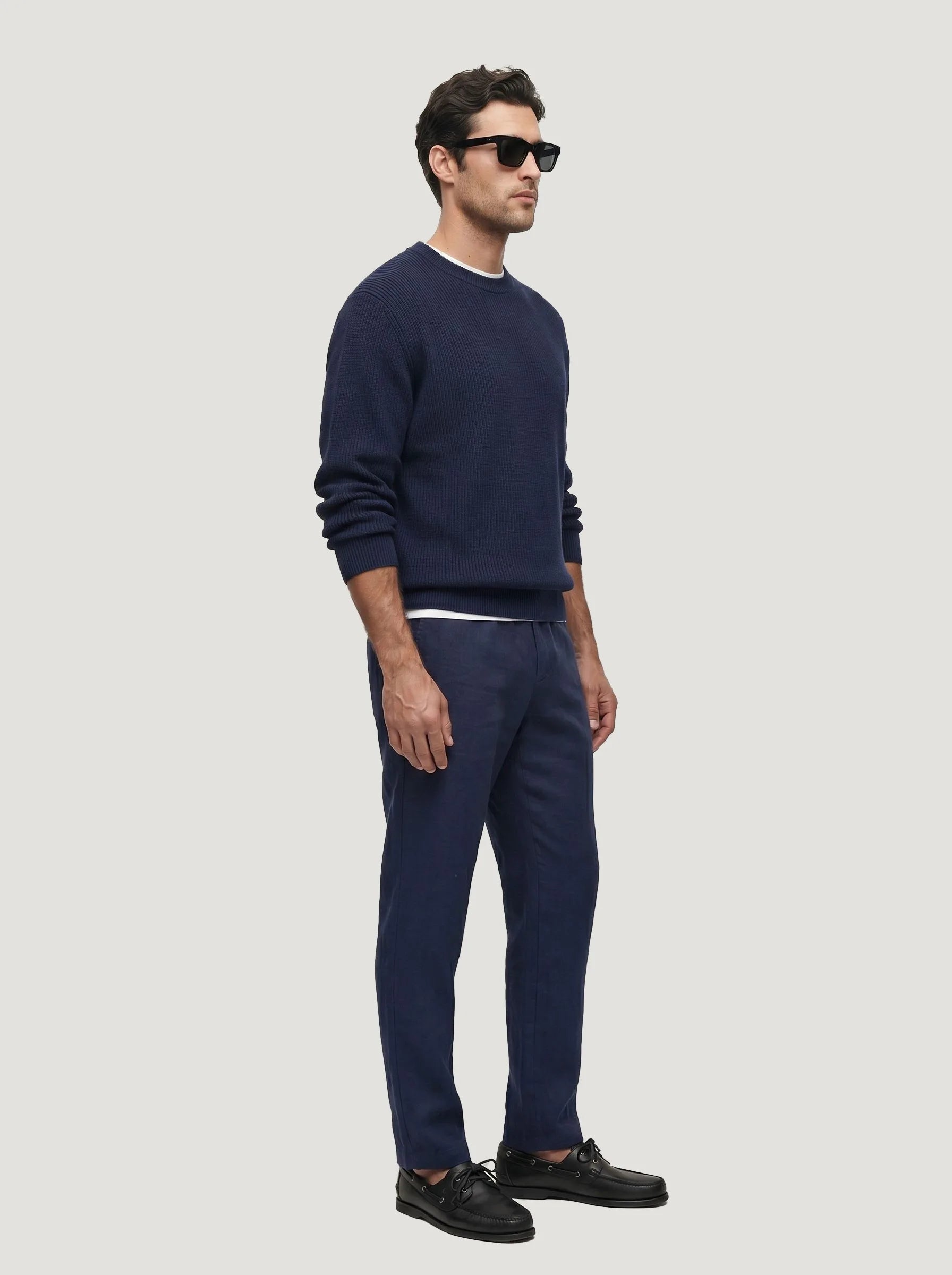 Pantalon habillé en 100 % lin européen — Lot de 2