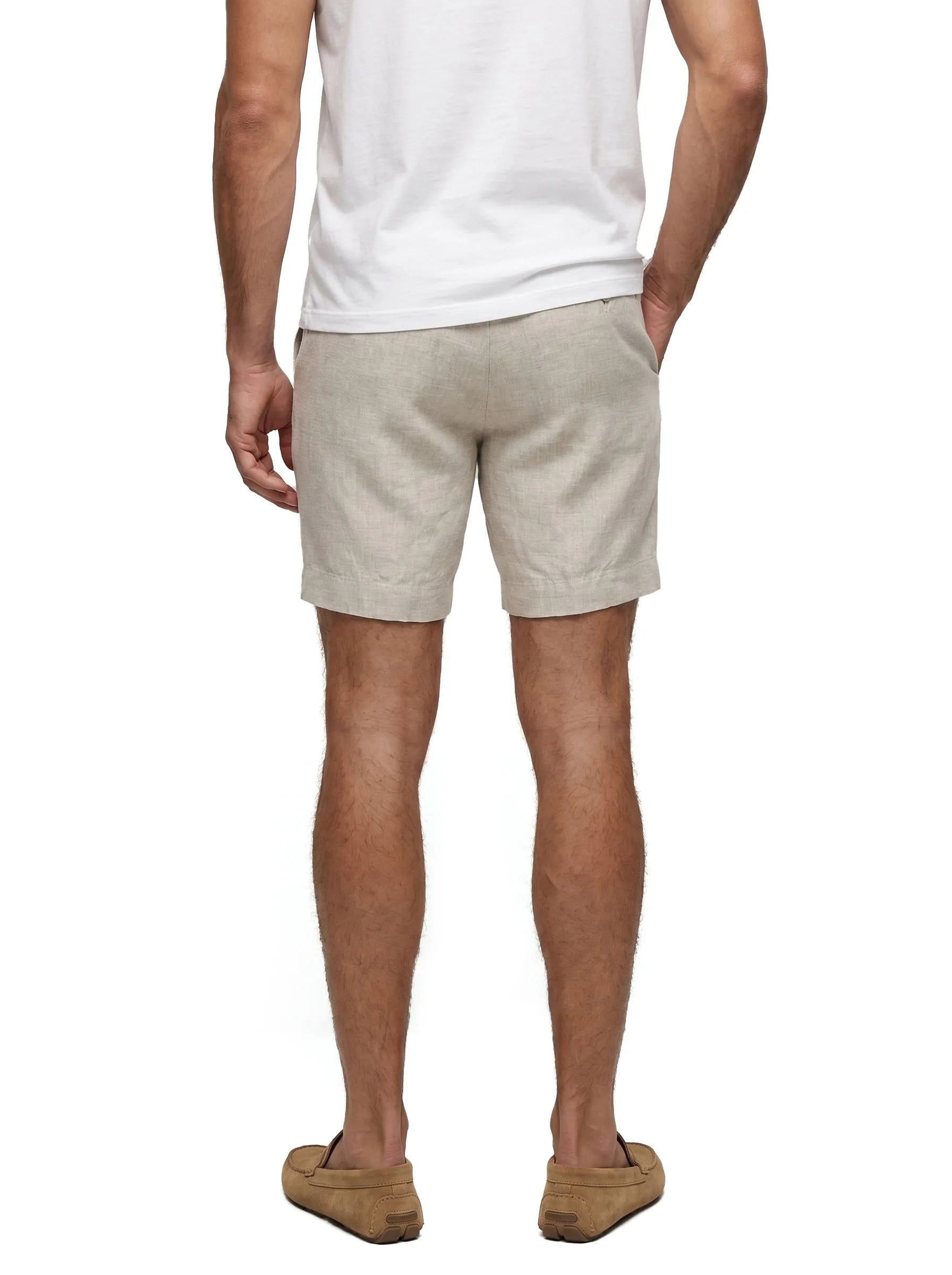 Short habillé en 100 % lin européen