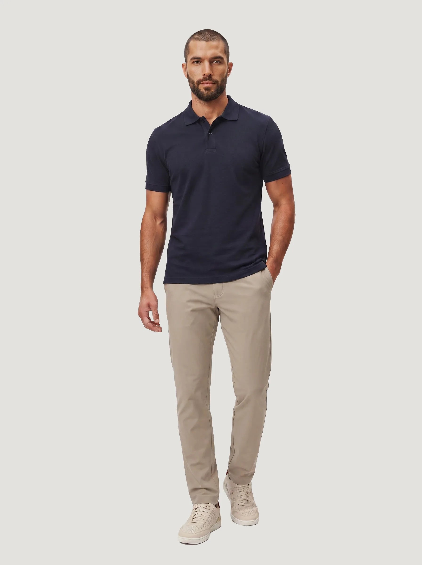 Polo en piqué de coton biologique