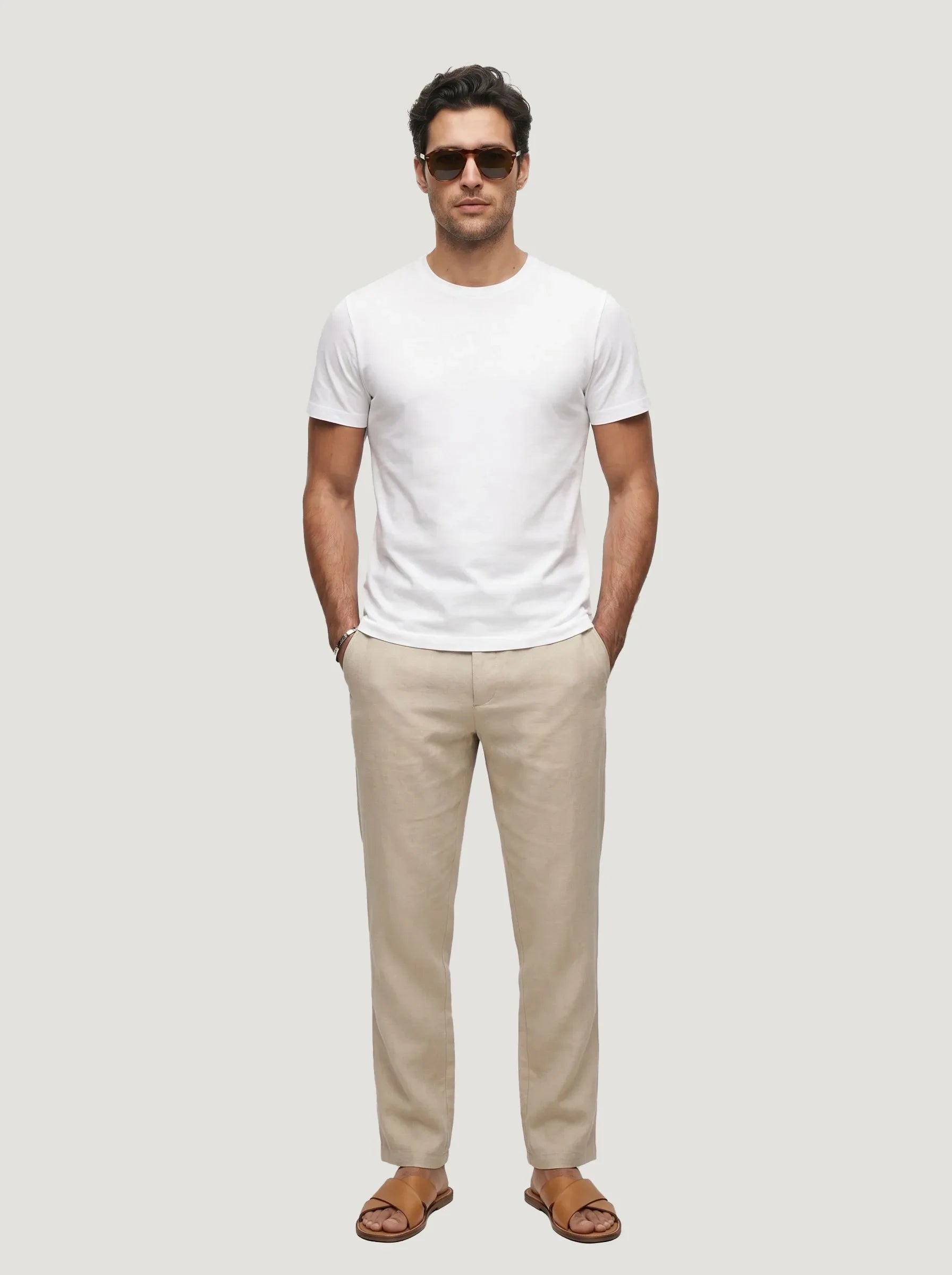 T-shirt classica girocollo in cotone biologico 100% — Confezione da 6