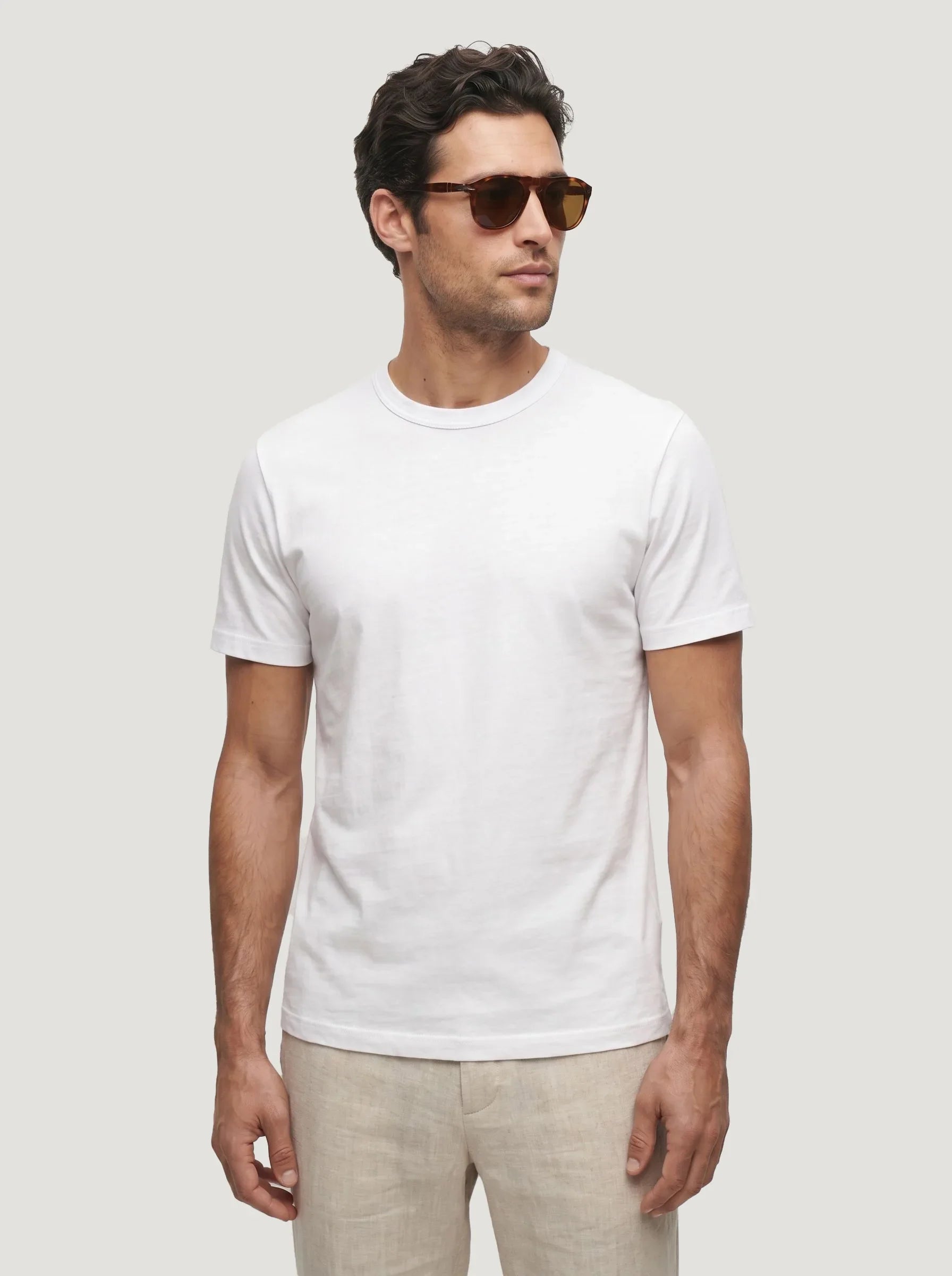 T-shirt classica girocollo in cotone biologico 100% — Confezione da 6