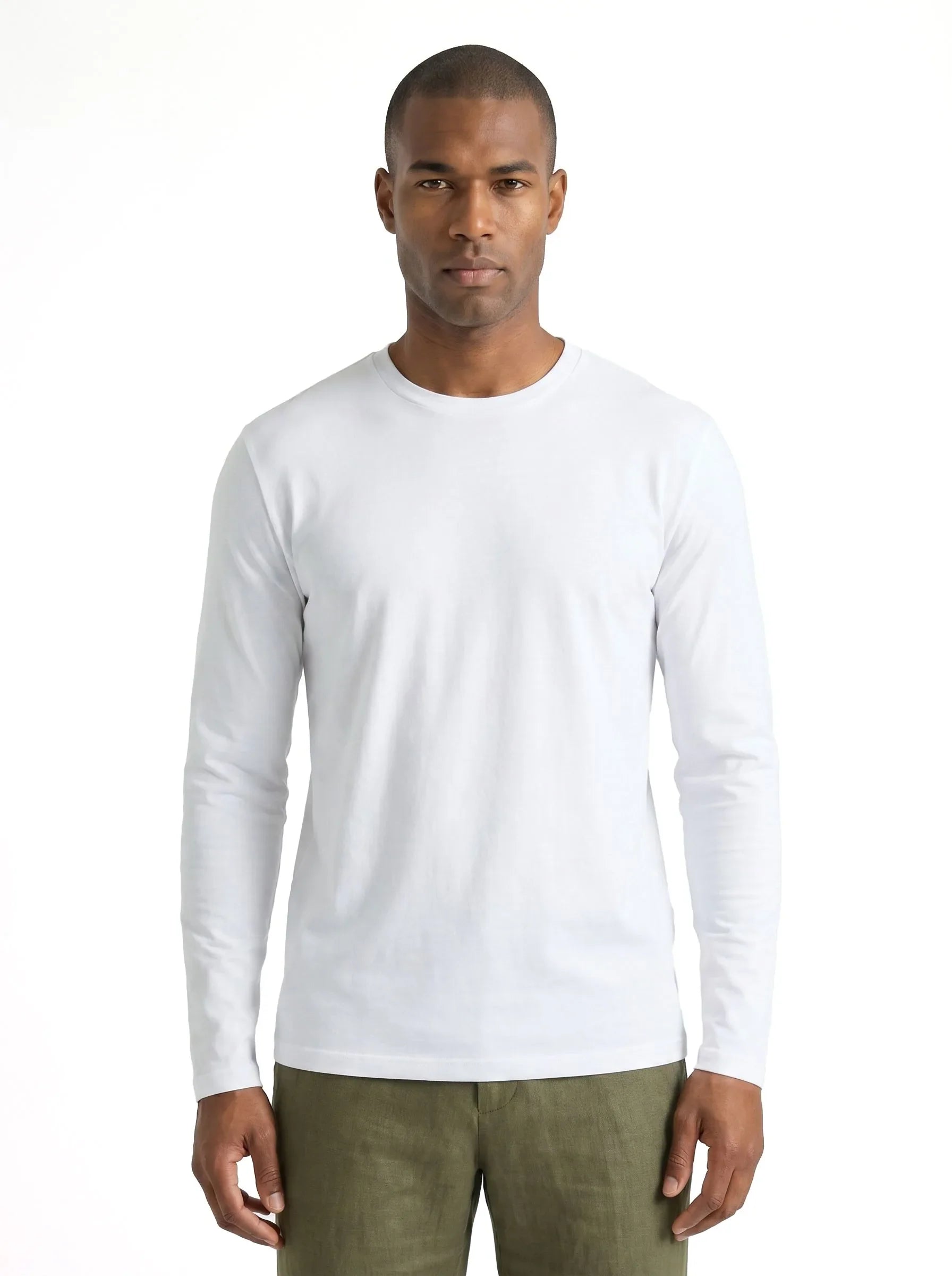 100% Organic Cotton Classic Long Sleeve Crew — 3-Pack