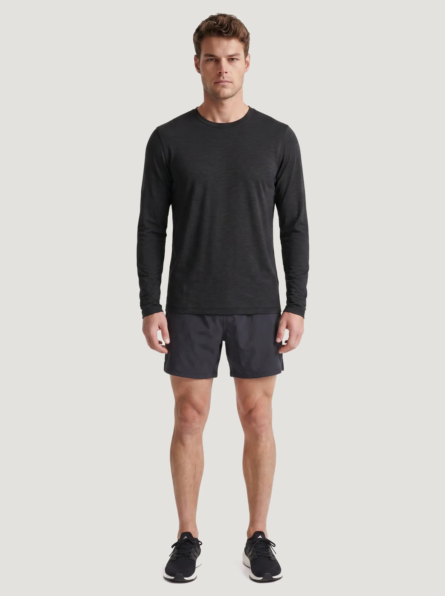 T-shirt manches longues col rond FlowBlend™ Active — Lot de 6