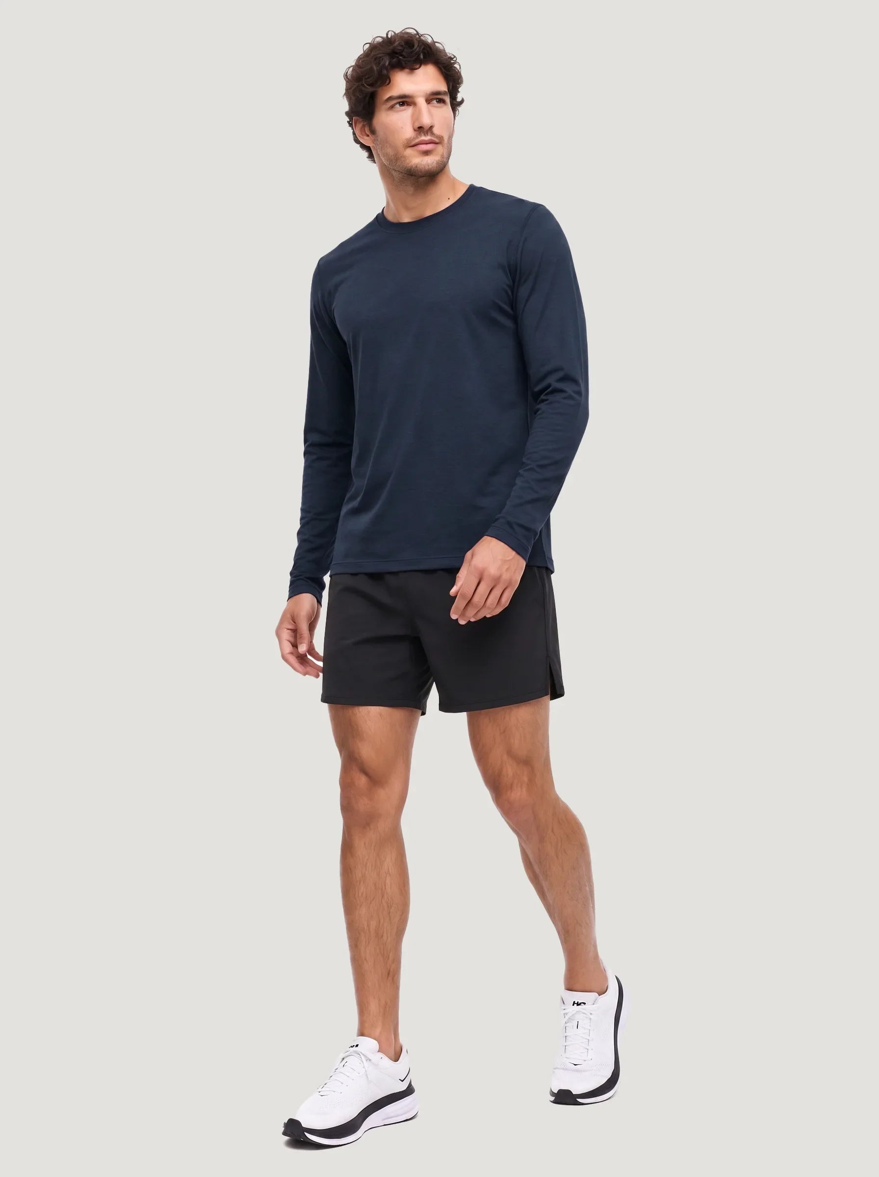 FlowBlend™ Active Long Sleeve Crew — 3-Pack