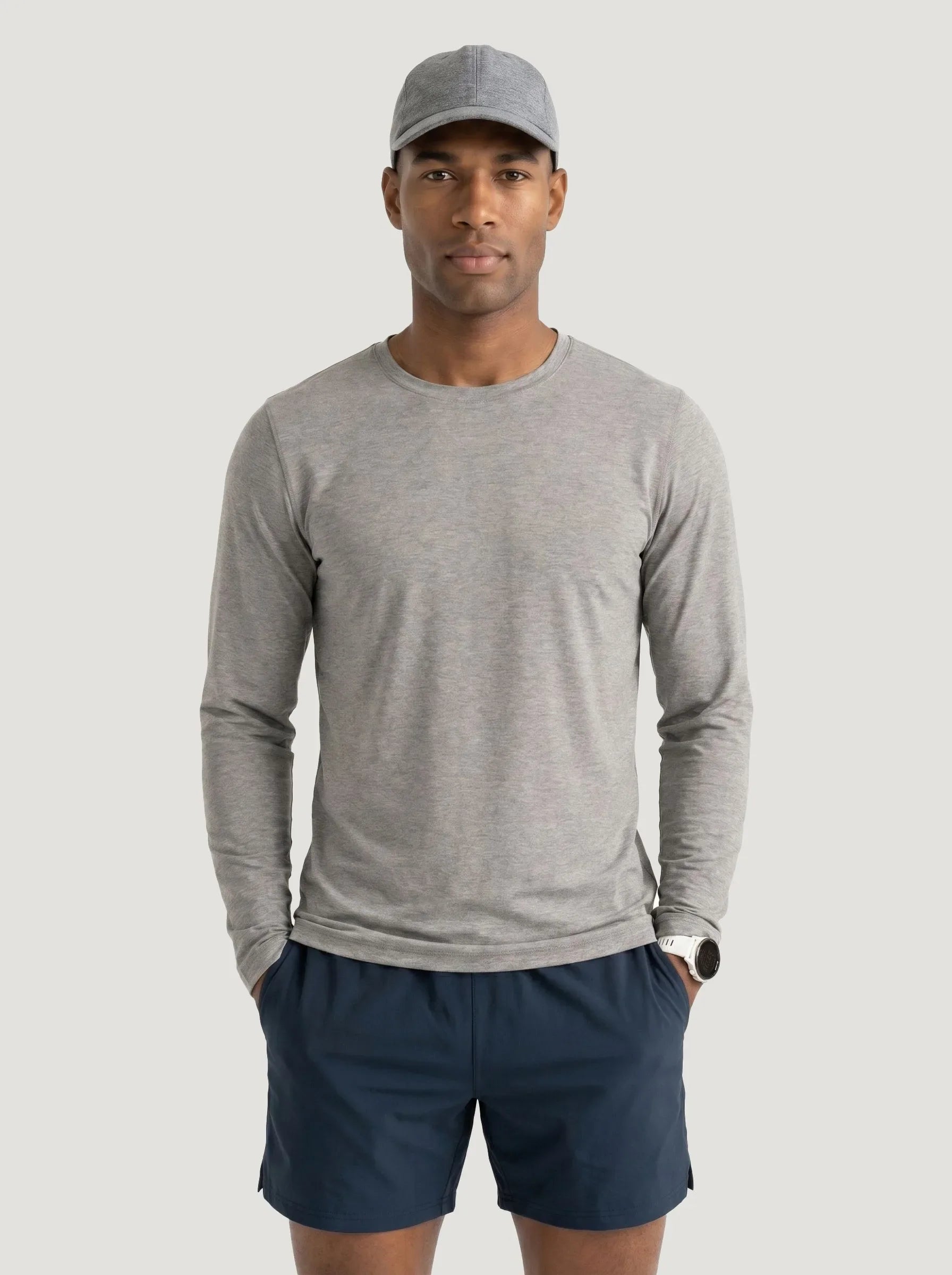 T-shirt a maniche lunghe girocollo AirPace™ Performance — Confezione da 6