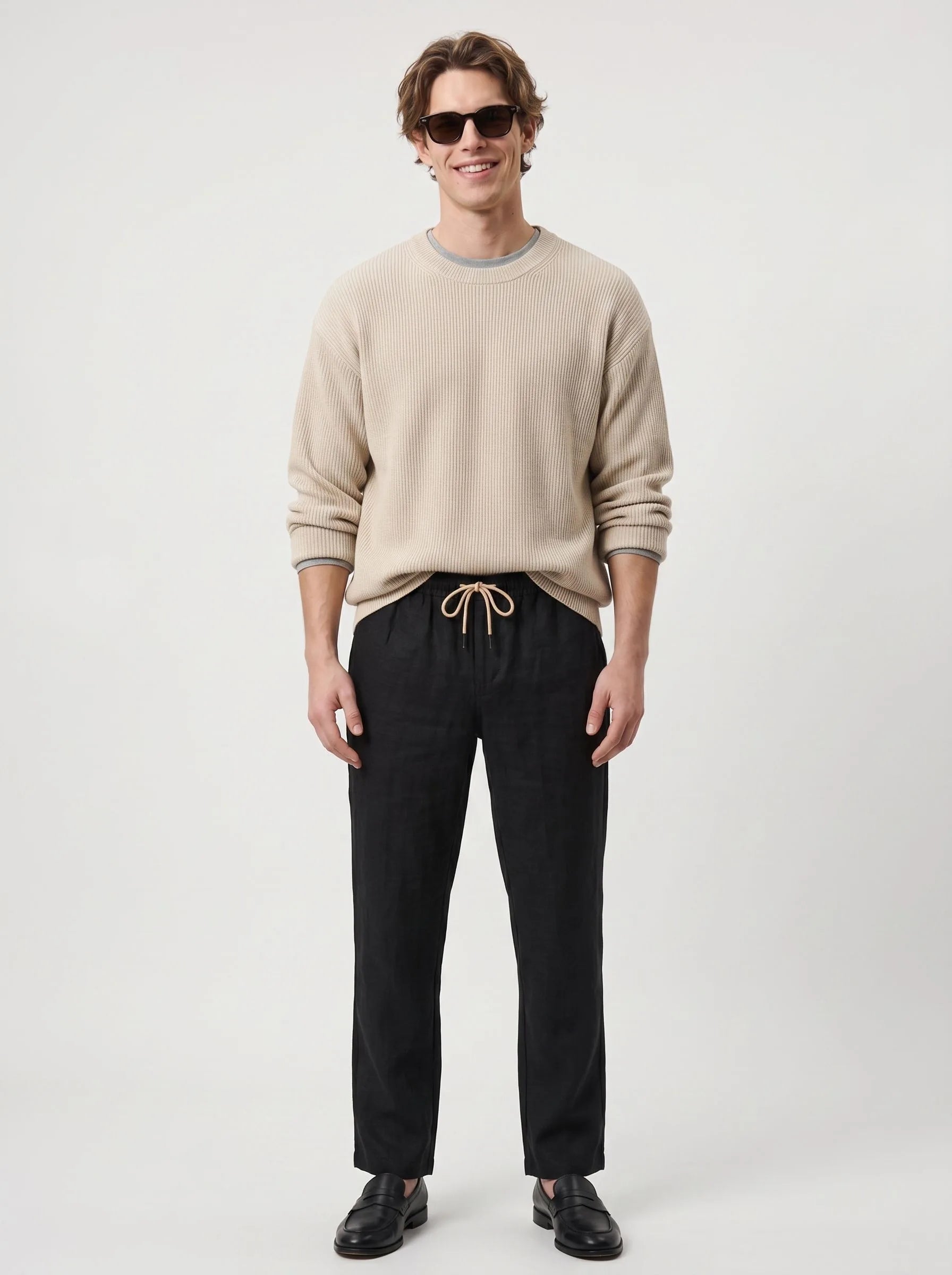 100% European Linen Casual Pants — 2-Pack