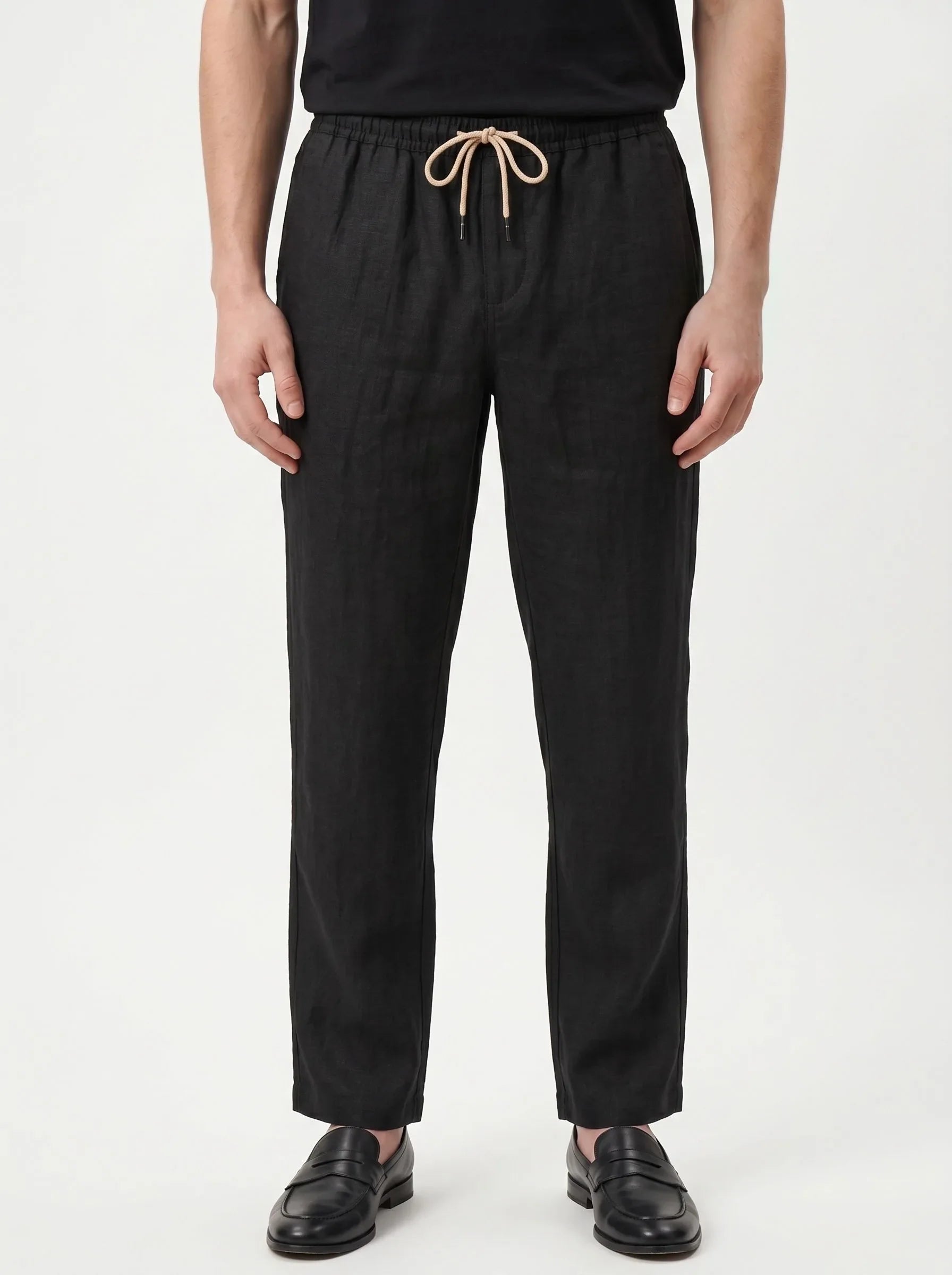 100% European Linen Casual Pants — 2-Pack