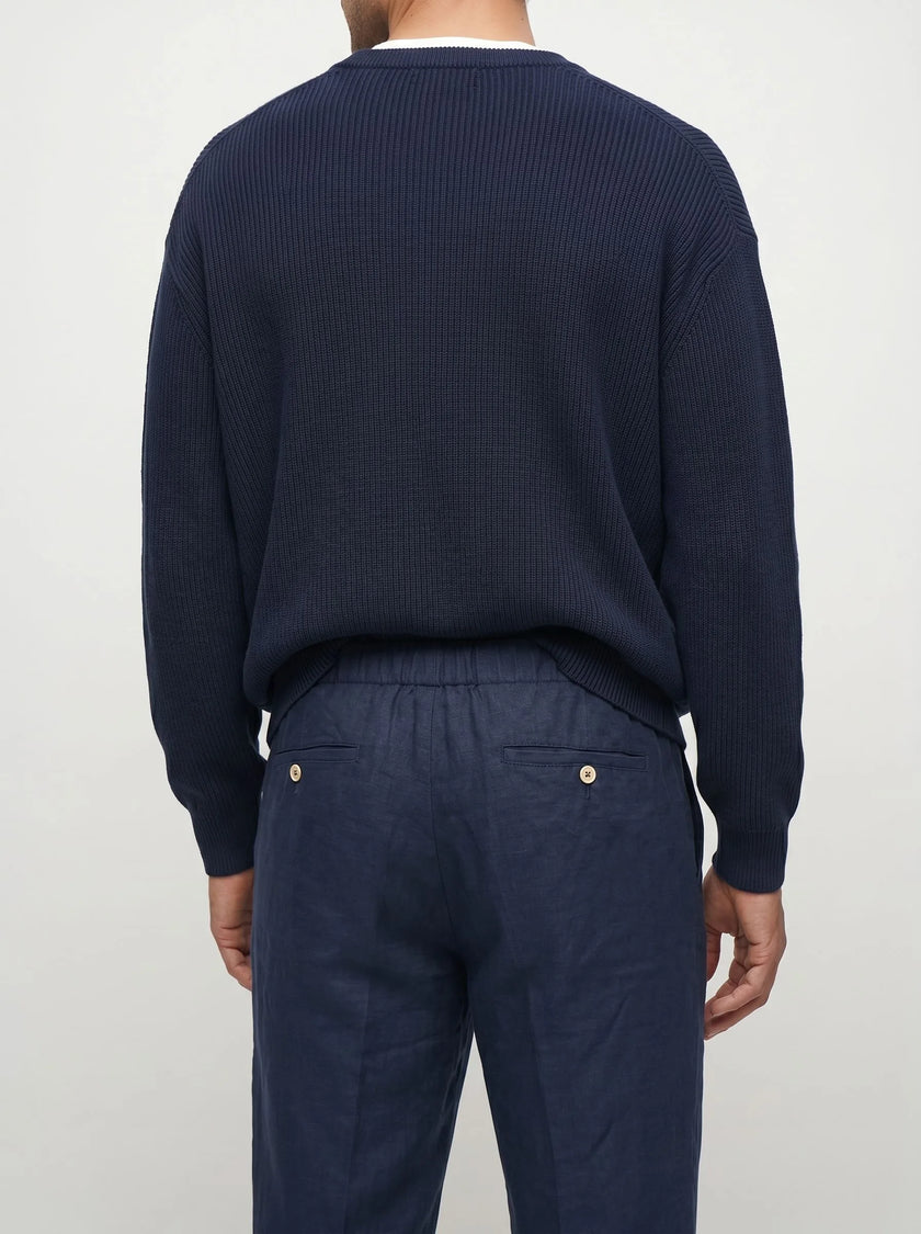 BVM BT PNT 003 NVY 06 half body back