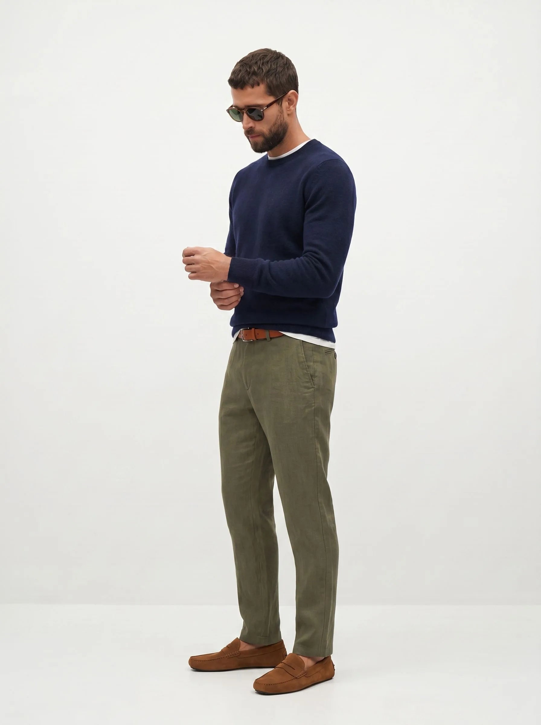 Mongolian Cashmere Crew Sweater