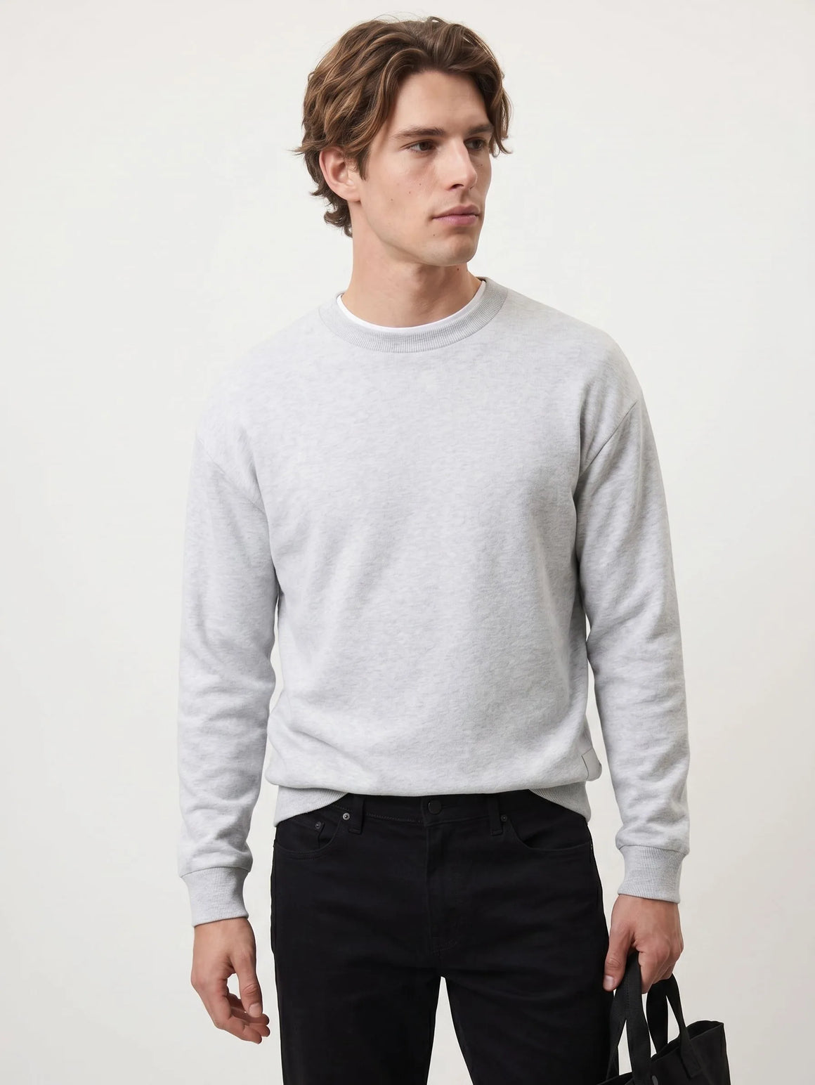Pull col rond en coton biologique