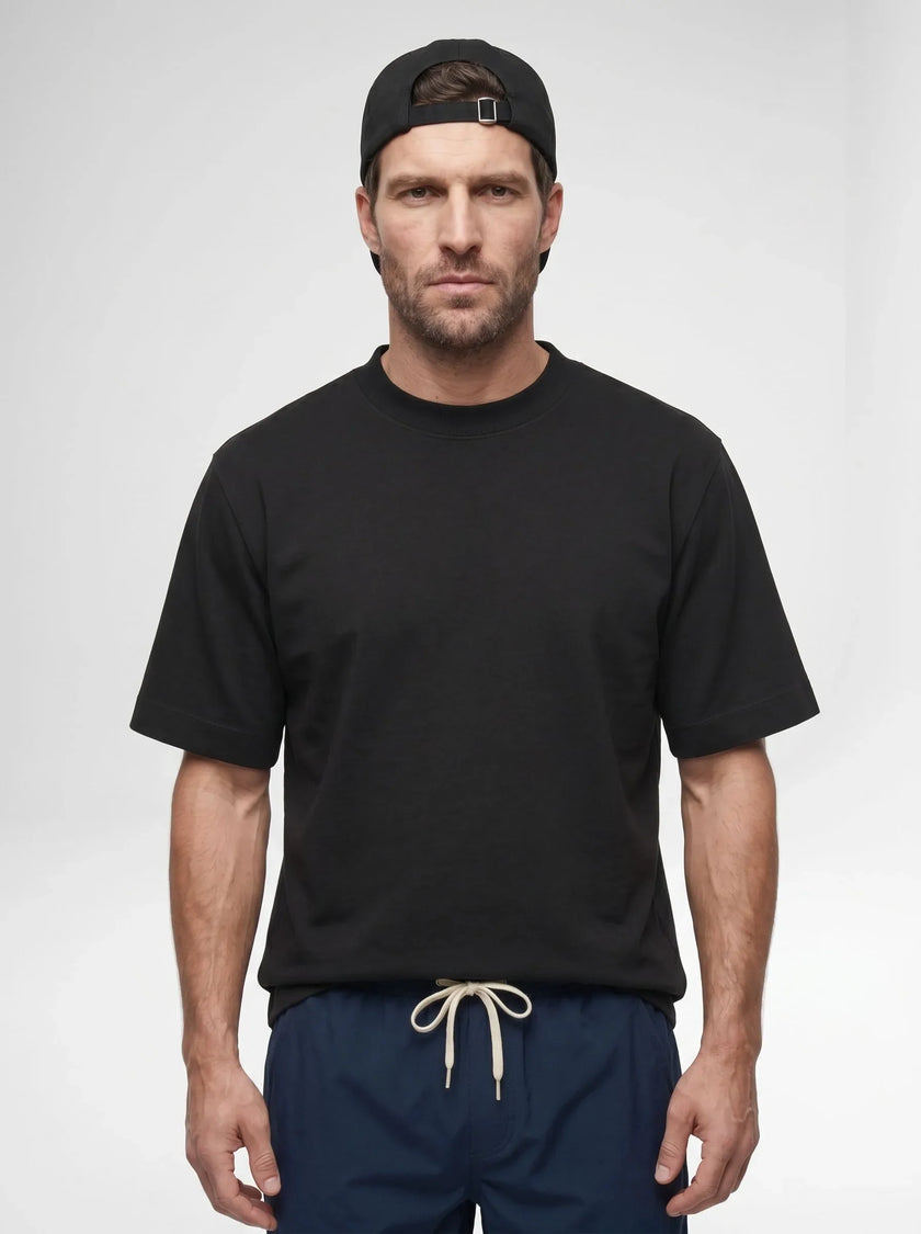 100% Organic Cotton Heavyweight Crew Tee — 6-Pack