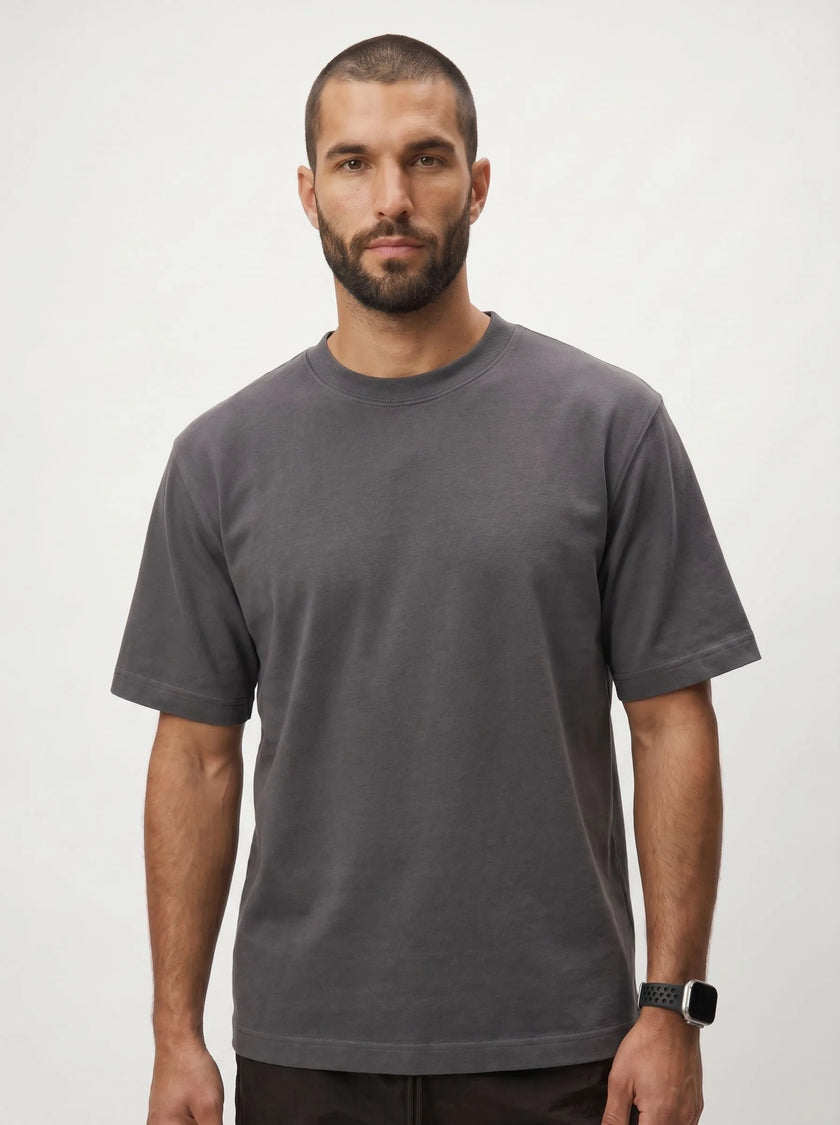 BVM TP TEE 002 DGY 04 half body front alt