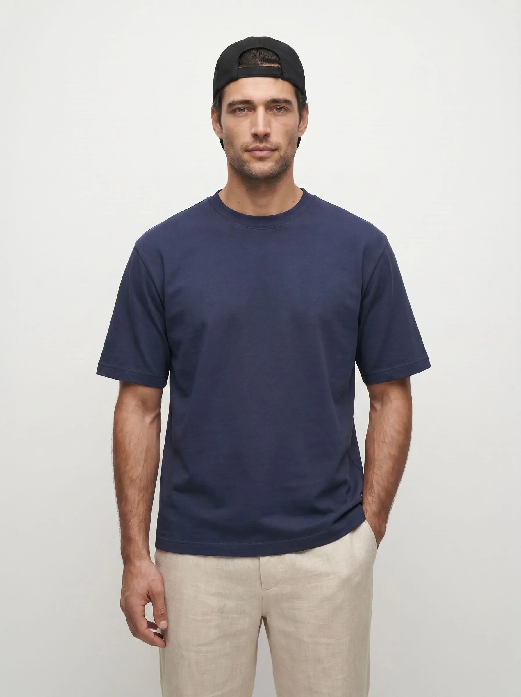100% Organic Cotton Heavyweight Crew Tee — 6-Pack