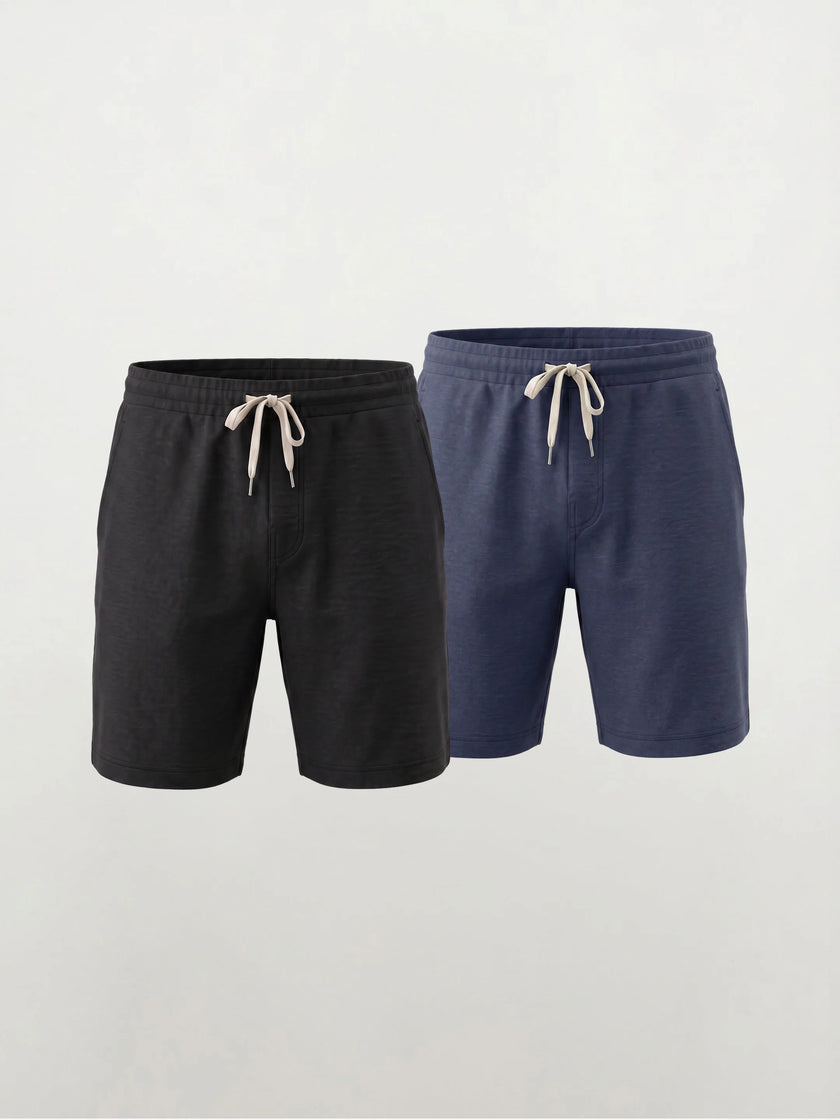 FlowBlend™ Active Jersey Shorts 7" – Doppelpack