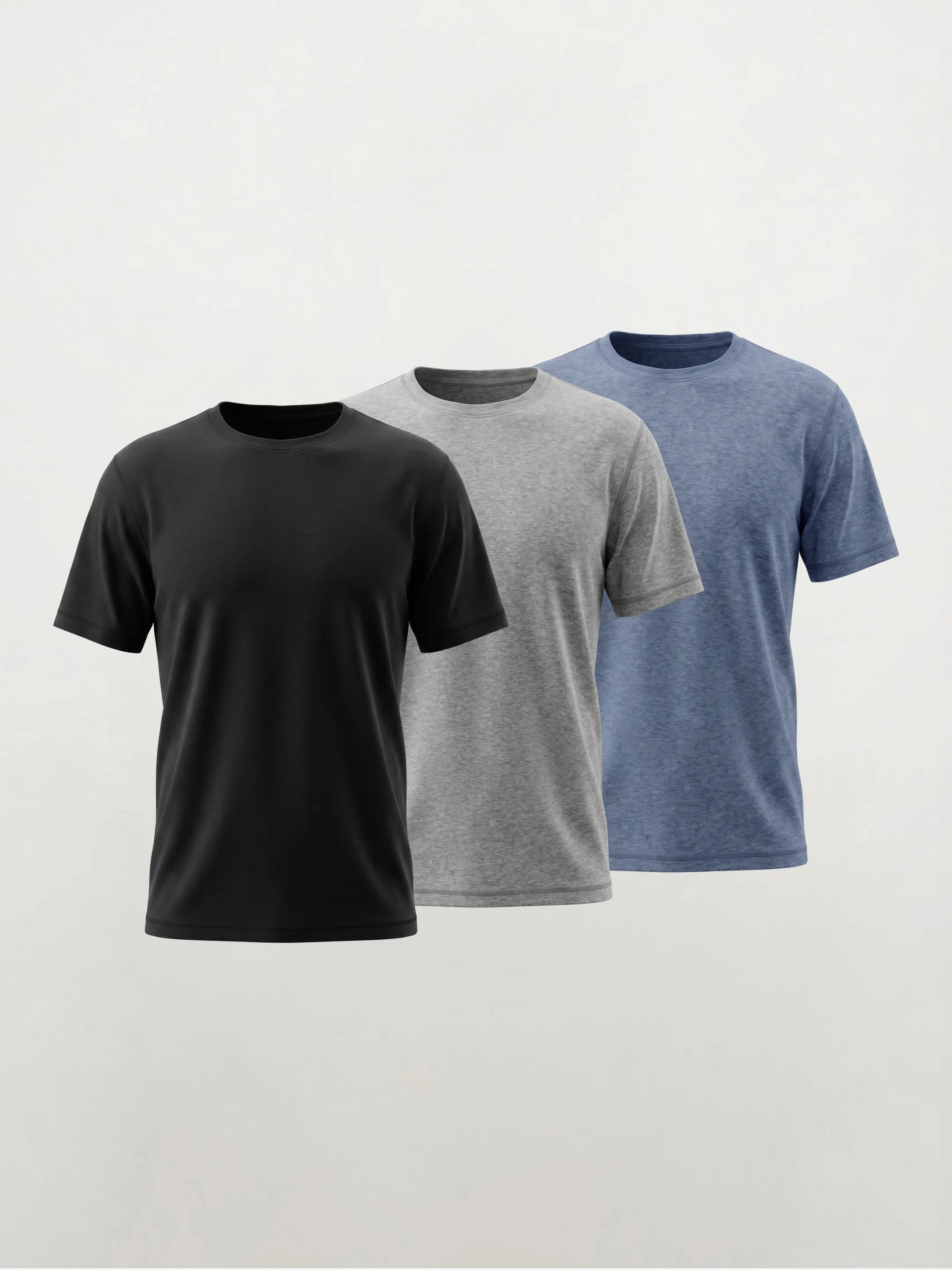 T-shirt col rond FlowBlend™ Active — Lot de 3