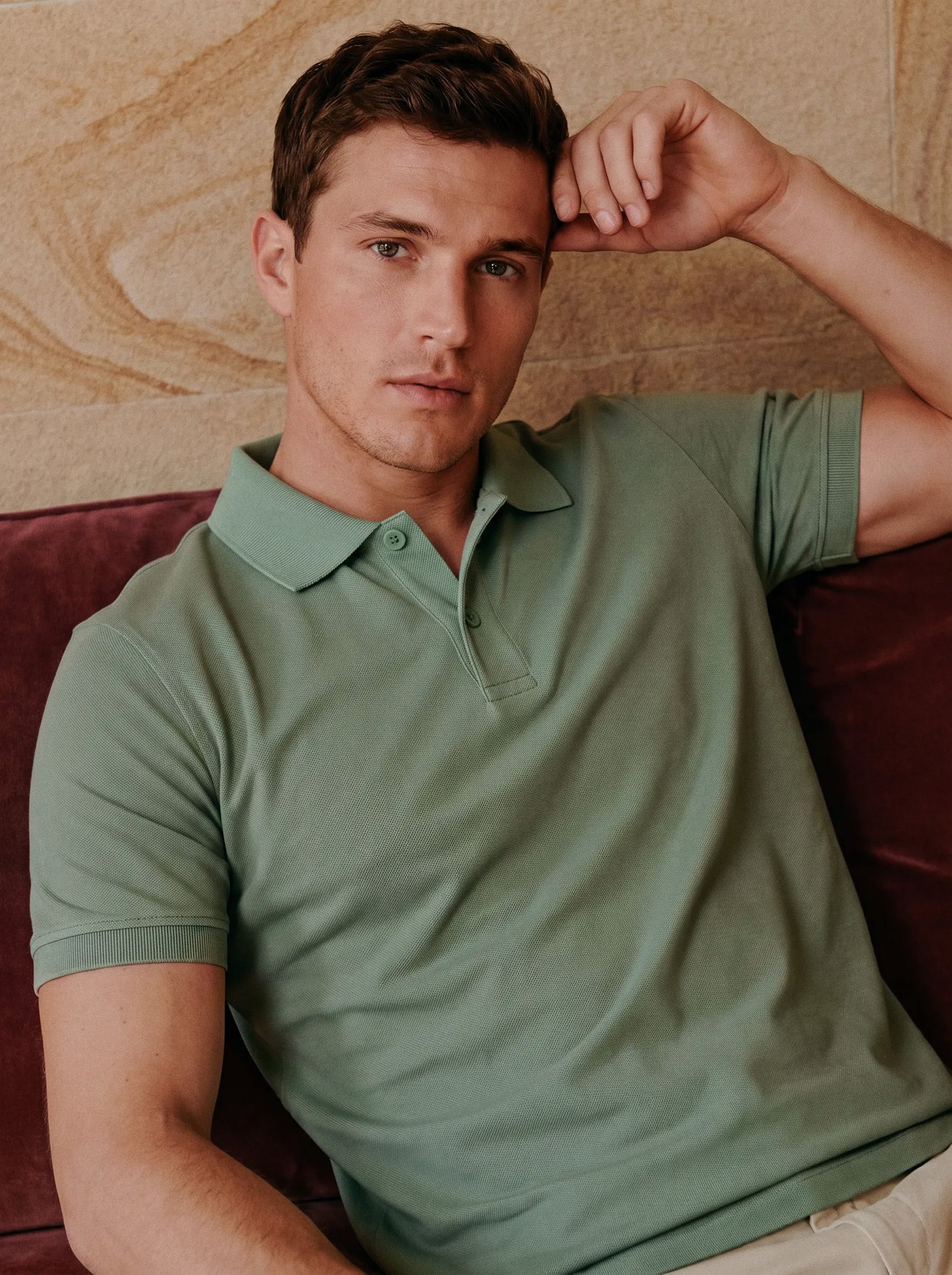 Poloshirt aus Bio-Baumwoll-Piqué